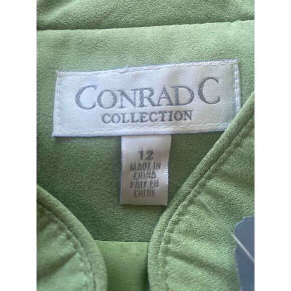 NWT Conrad C Collection Shacket Cropped Jacket Zip Pockets Lined Size 12 - Picture 8 of 10